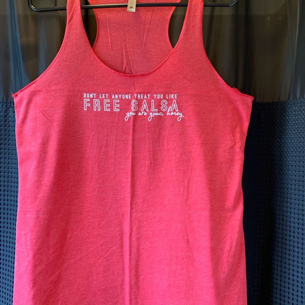 Don’t get treated like free salsa racerback tank